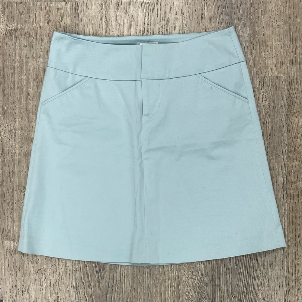 Light Blue A-Line Skirt